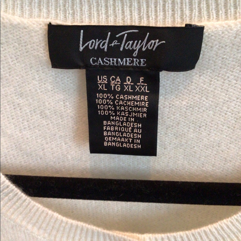 Lord & Taylor Cashmere Sweater